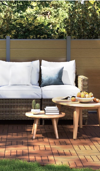 Produtos decorativos de exterior
