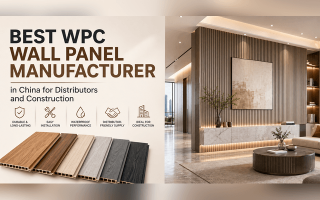 Best WPC Wall Panel Manufacturer in China for Distributors and Construction