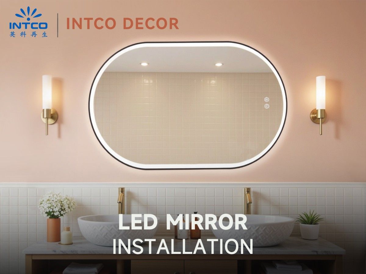 LED Mirror installation
