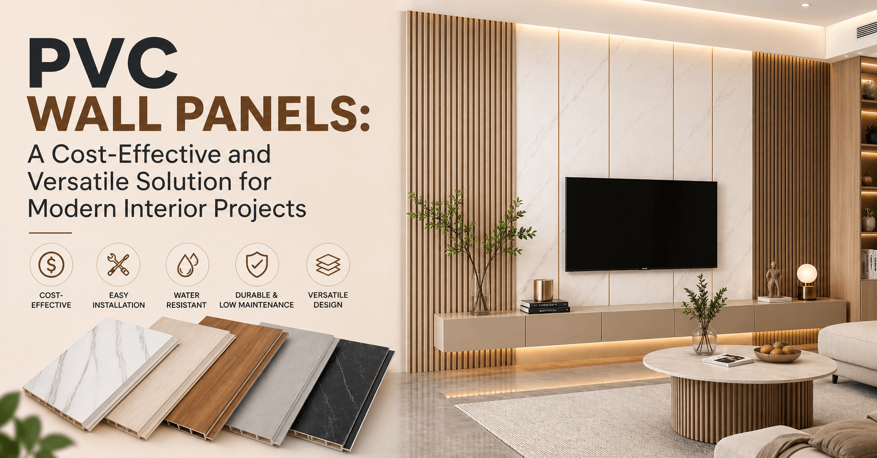 PVC Wall Panels: A Cost-Effective and Versatile Solution for Modern Interior Projects