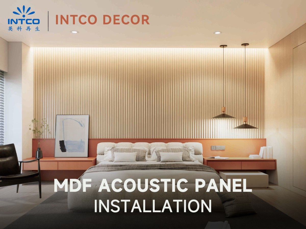 MDF Acoustic Panel installation