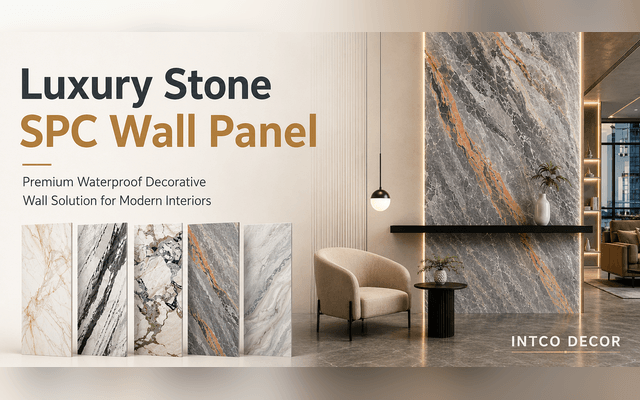 Luxury Stone SPC Wall Panel | Premium Waterproof Decorative Wall Solution