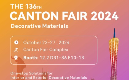 Join Intco Decor at Canton Fair 2024 for Decorative Material Solutions